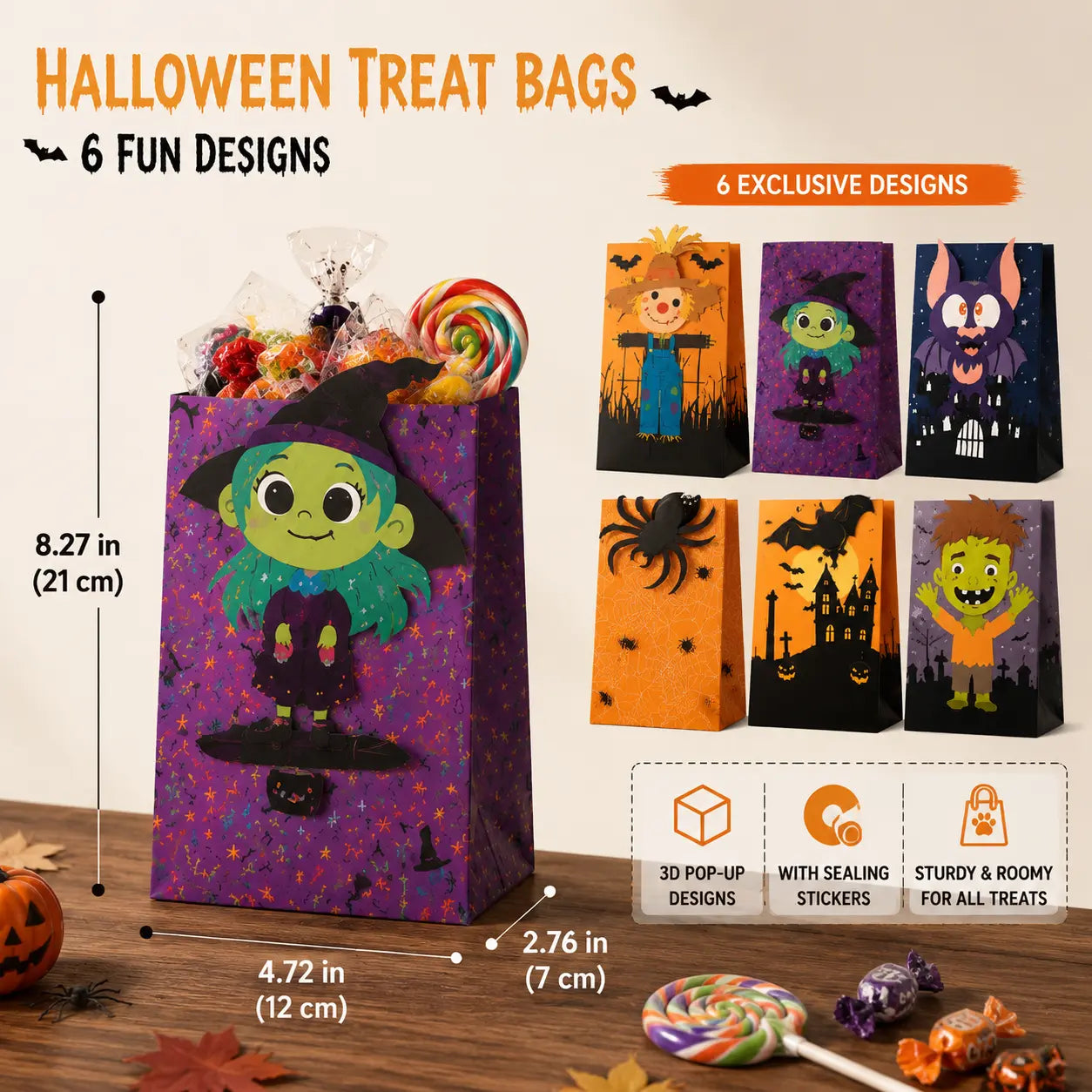 🎃🎃🎃 Halloween Party Favor Bags👻👻👻
