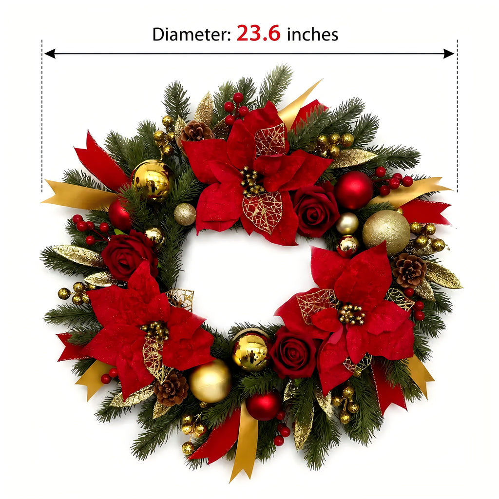 🔮🔮24 Inch Fall Wreath for Front Door🔮🔮