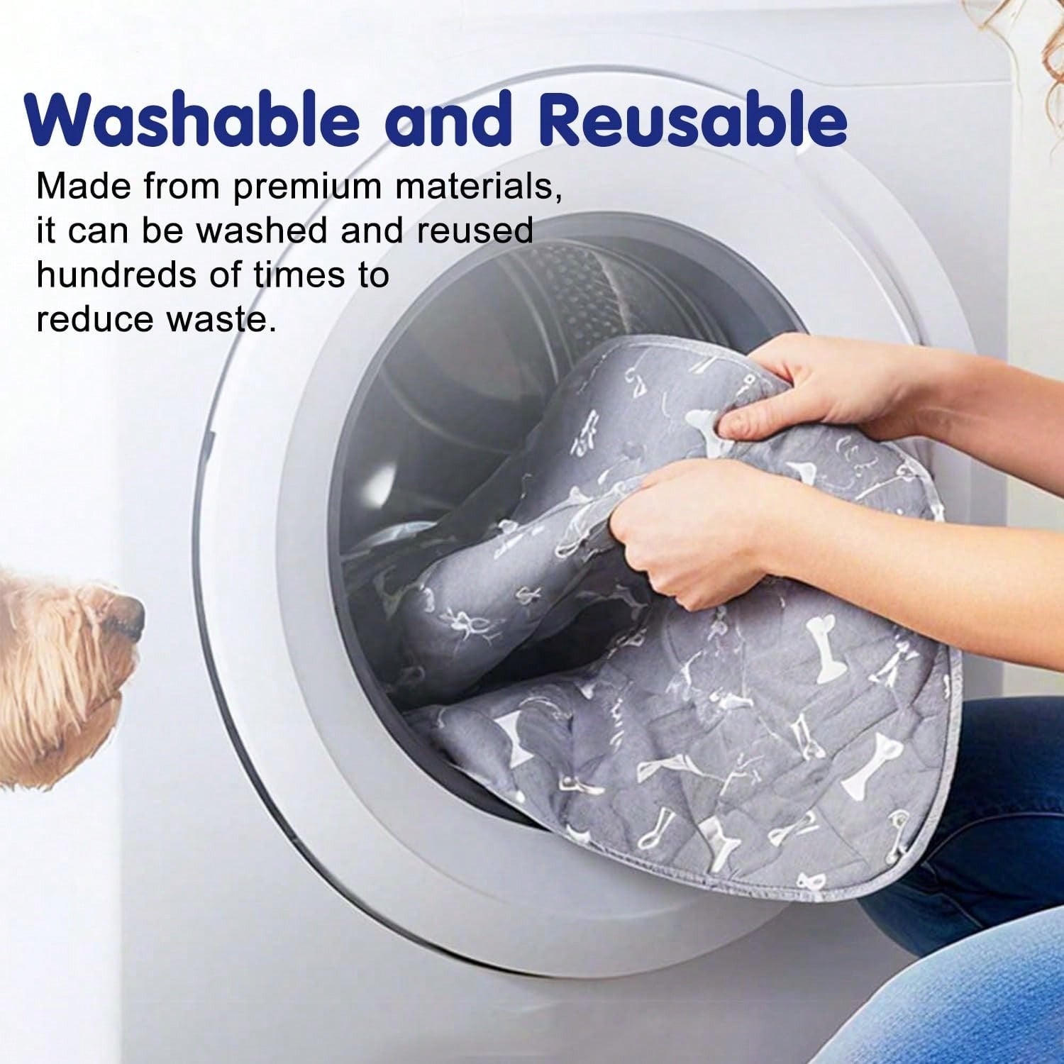 Pee Pads With Pheromones, Elite Pads For Cats, Washable Pee Pads For Dogs, Leak-Proof & Anti-Slip Pet Training Pad For Home & Travel