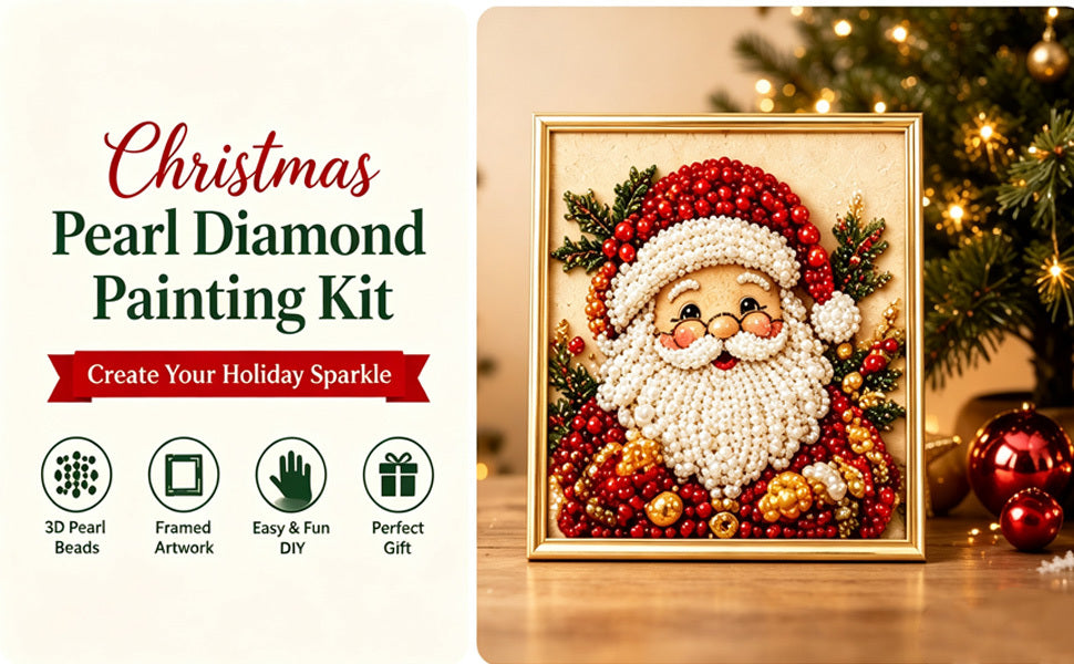⭐⭐⭐Christmas Pearl Diamond Painting Set⭐⭐⭐