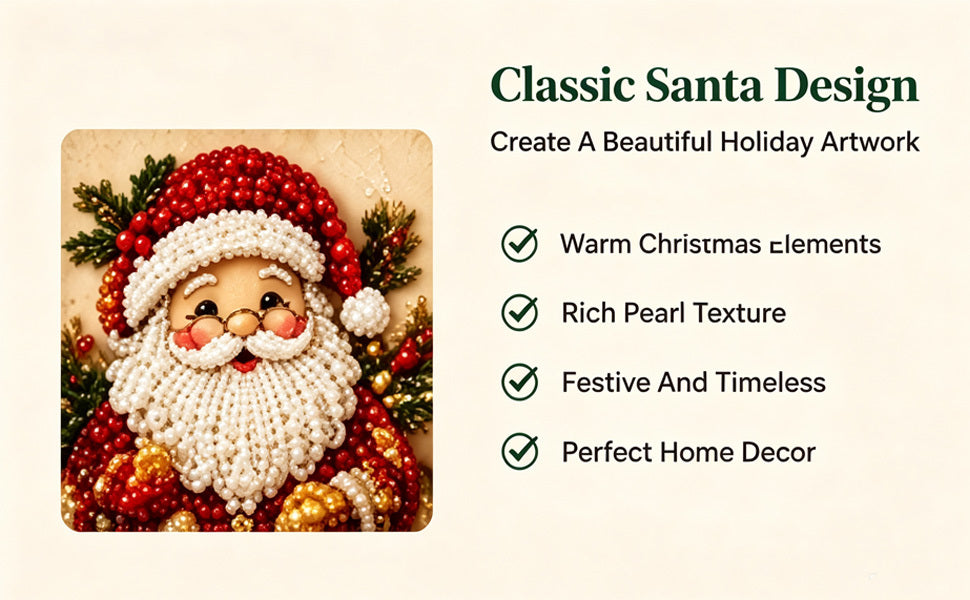 ⭐⭐⭐Christmas Pearl Diamond Painting Set⭐⭐⭐