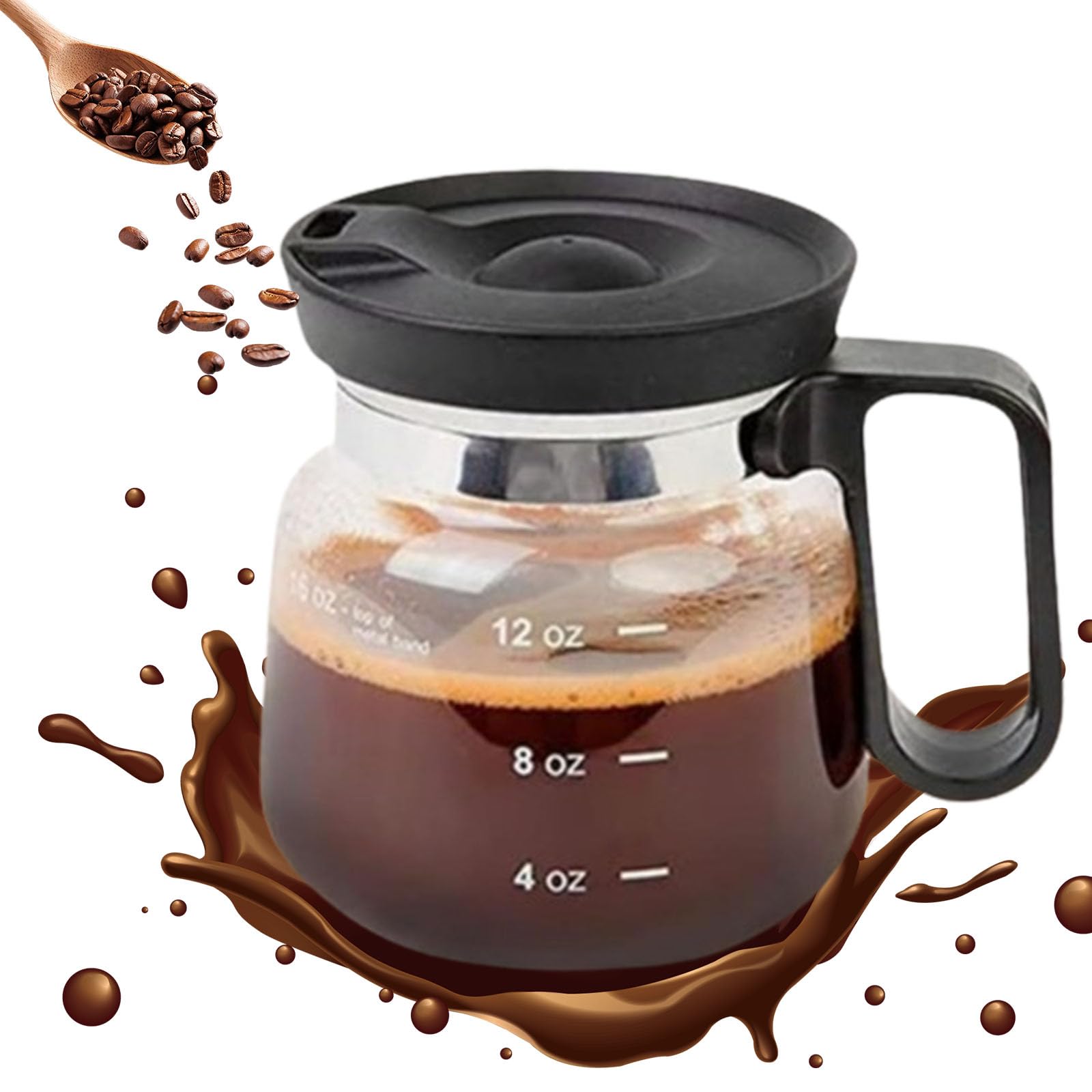 16 Oz Coffee Pot Mug With Spill Proof Lid, Novelty Coffee Mugs, Mini Novelty Funny Coffee Mug For Friends Coworkers Office Gift Men And Women