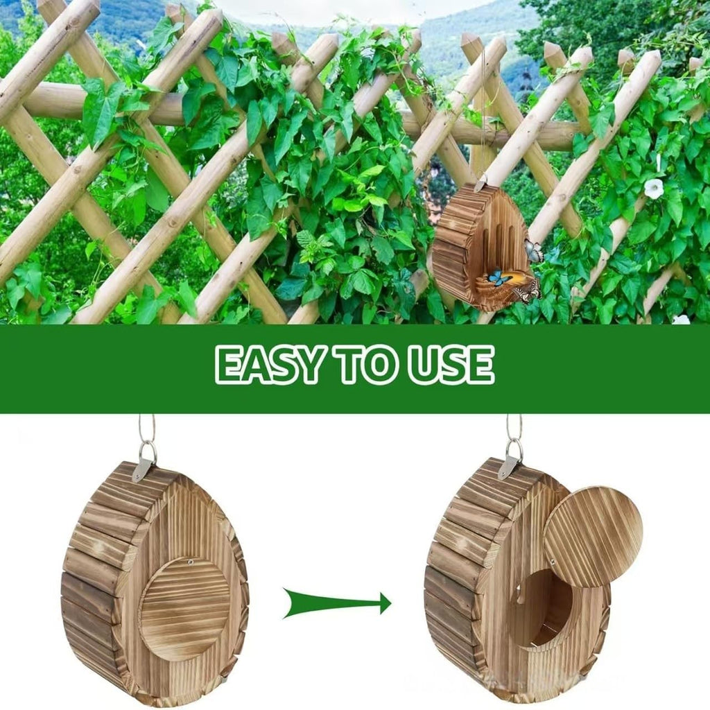 ⭐⭐Wooden Butterfly House with Feeder⭐⭐