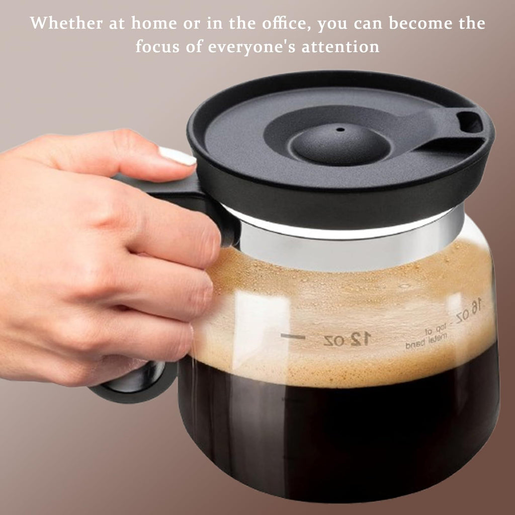 16 Oz Coffee Pot Mug With Spill Proof Lid, Novelty Coffee Mugs, Mini Novelty Funny Coffee Mug For Friends Coworkers Office Gift Men And Women